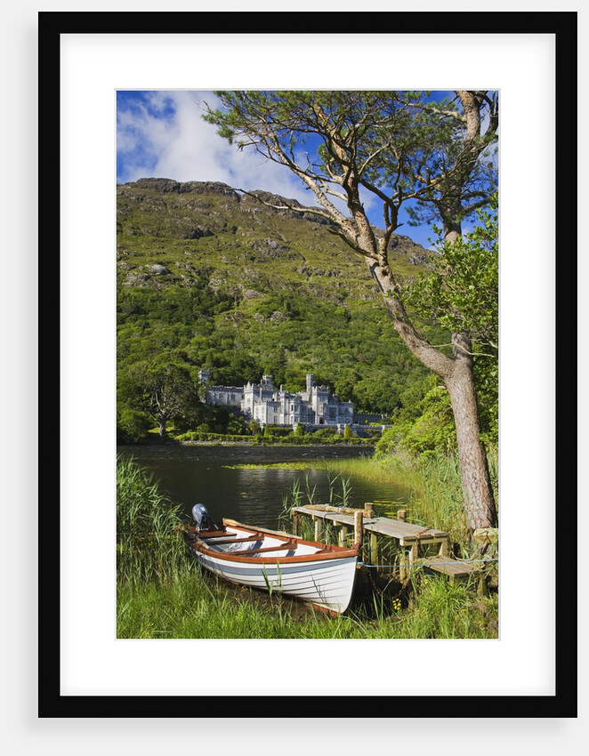 Kylemore Abbey and Kylemore Lough by Anonymous