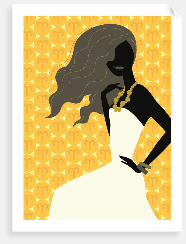 Woman Wearing Dress by Anonymous