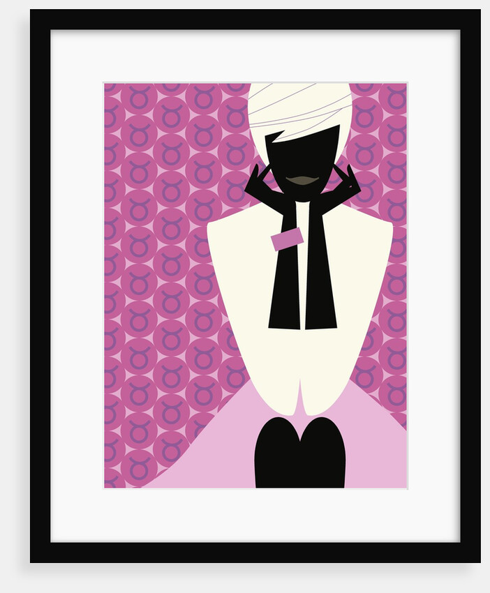 Woman with Hands on Chin by Anonymous