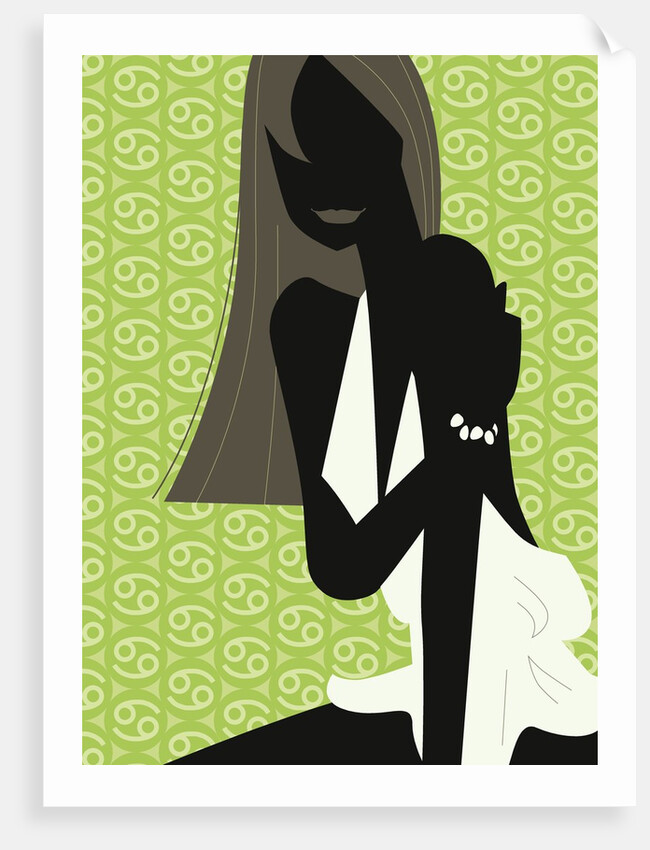 Woman Wearing Dress by Anonymous