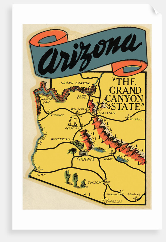 Arizona Travel Decal by Anonymous