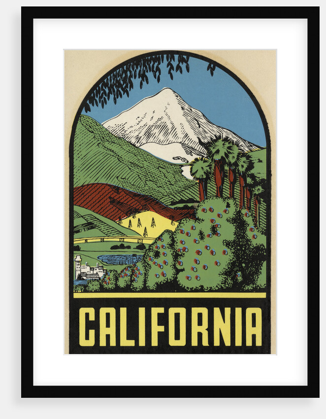 California Travel Decal by Anonymous