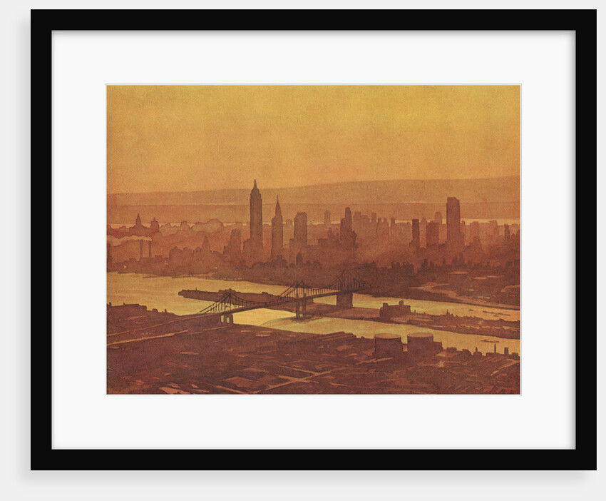 Illustration of New York City by Anonymous