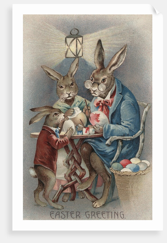 Easter Greetings Postcard by Anonymous