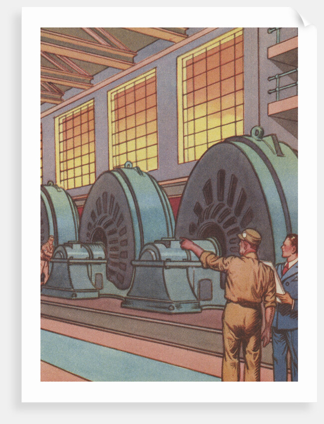Electric Light Generators Illustration by Anonymous