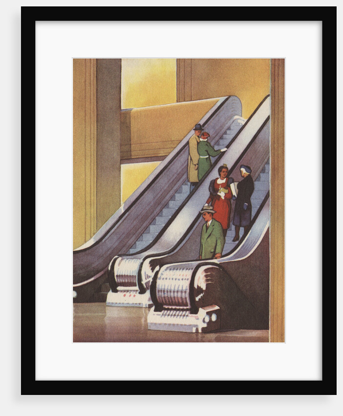 A Moving Stairway Illustration by Anonymous