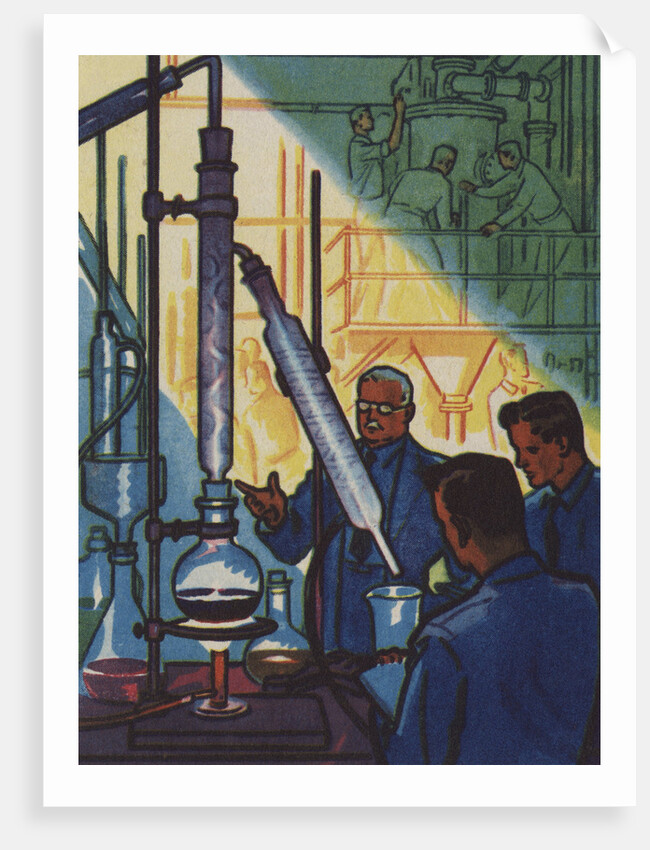 Becoming Oil Experts Illustration by Anonymous