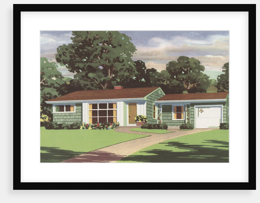 Illustration of Classic American Rambler by Anonymous