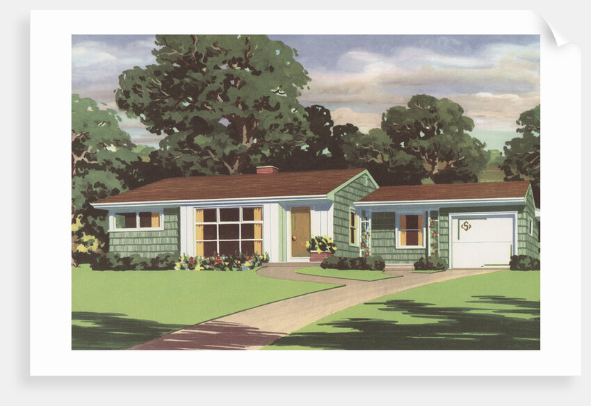 Illustration of Classic American Rambler by Anonymous