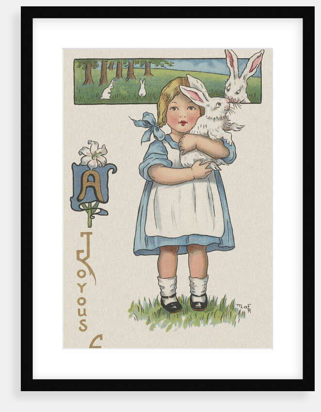 A Joyous Easter Postcard by Anonymous