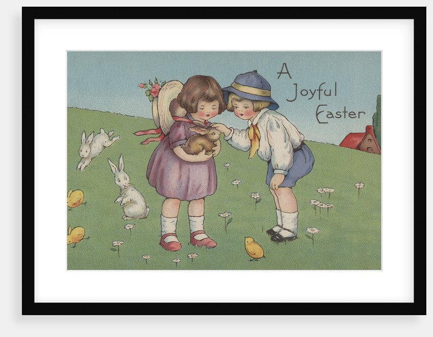 A Joyful Easter Postcard by Anonymous