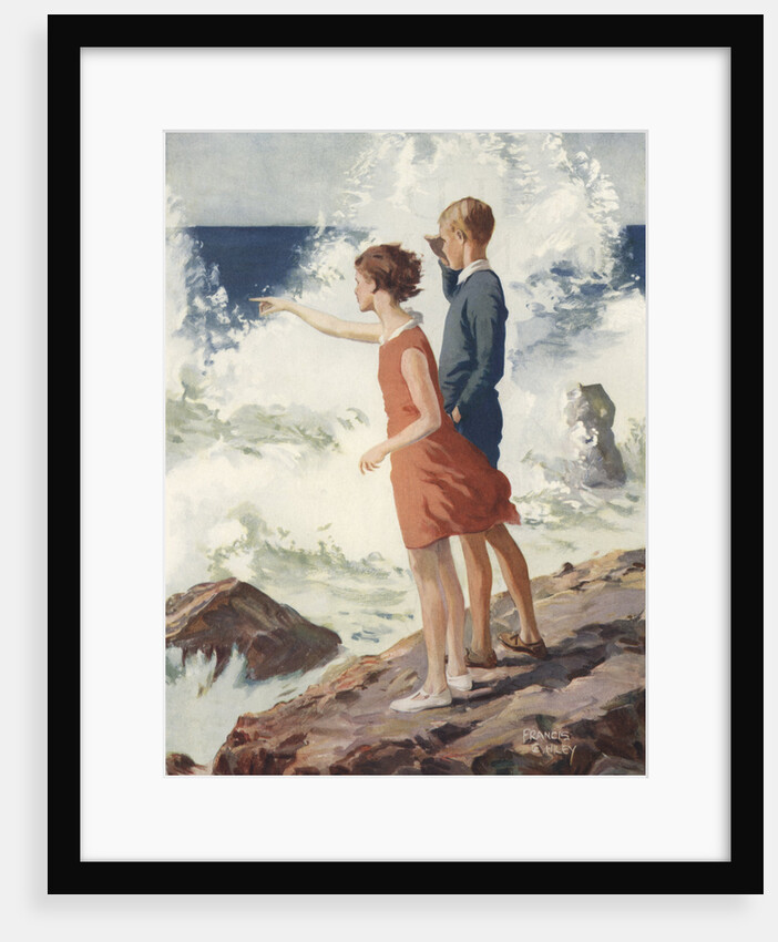 A Rough Sea by Francis E. Hiley