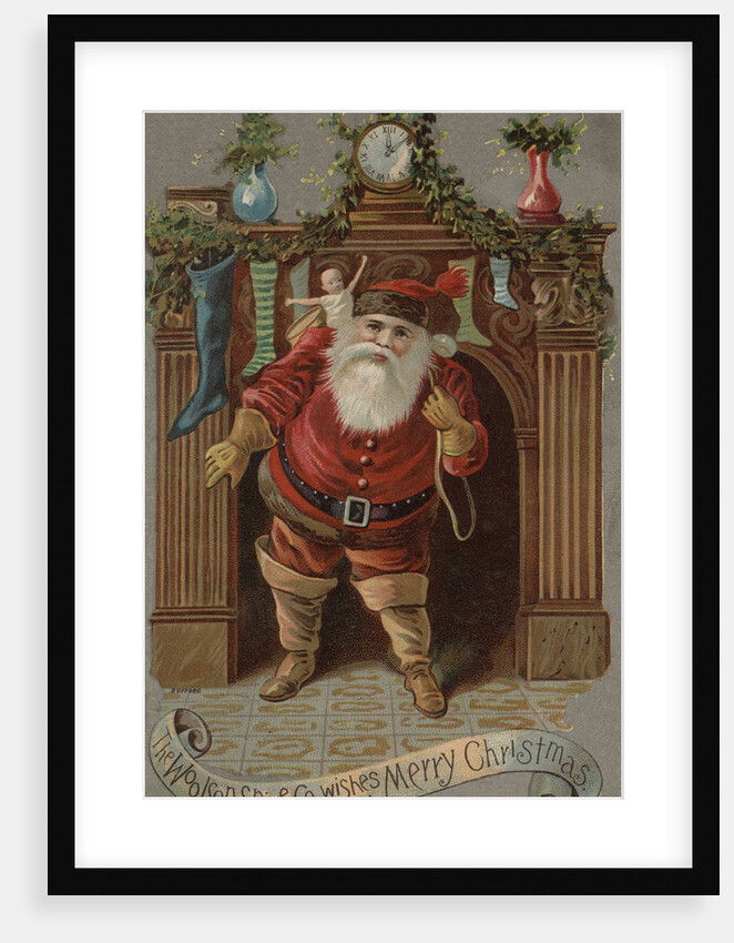 The Woolson Spice Co. Wishes You a Merry Christmas Greeting Card by Anonymous