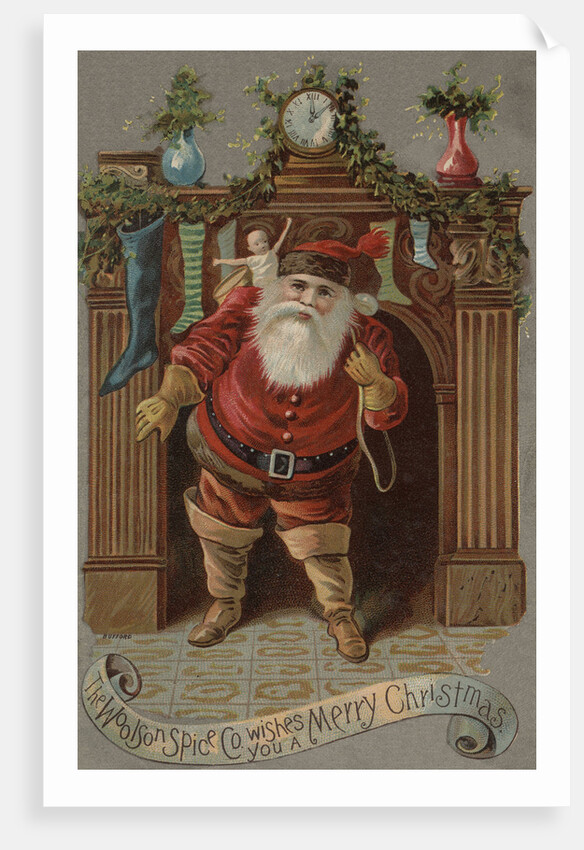 The Woolson Spice Co. Wishes You a Merry Christmas Greeting Card by Anonymous