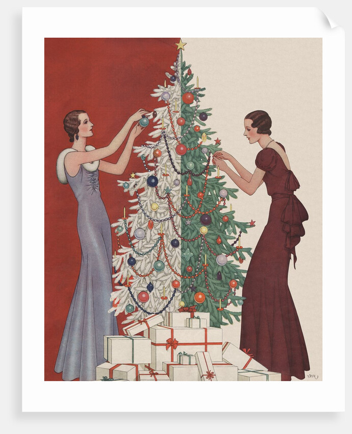 Decorating the Christmas Tree by Dynevor Rhys