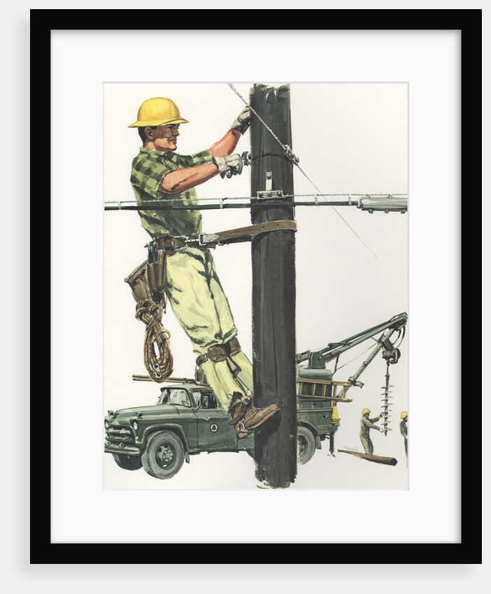 Illustration of Telephone Man by Anonymous