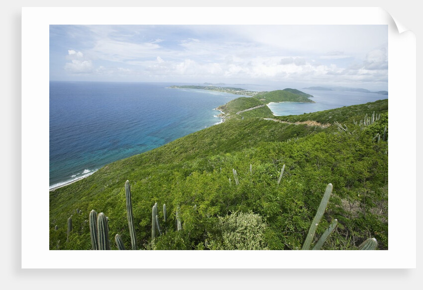 Hills and Ocean View on Virgin Gorda by Anonymous