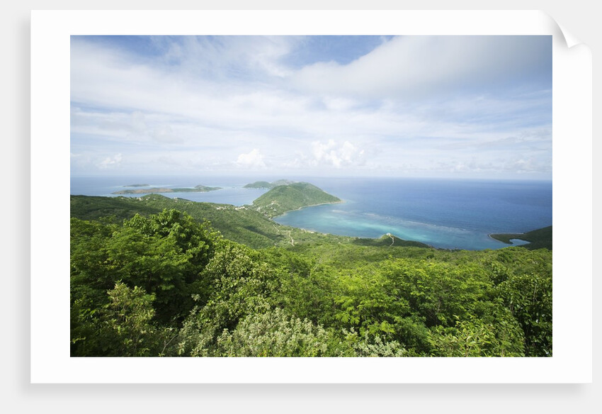 Hilltop and Ocean on Virgin Gorda by Anonymous