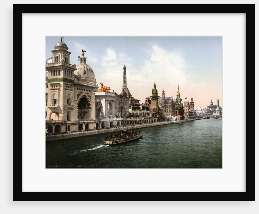 Pavilions of the Nations Along at the 1900 Paris Exposition by Anonymous