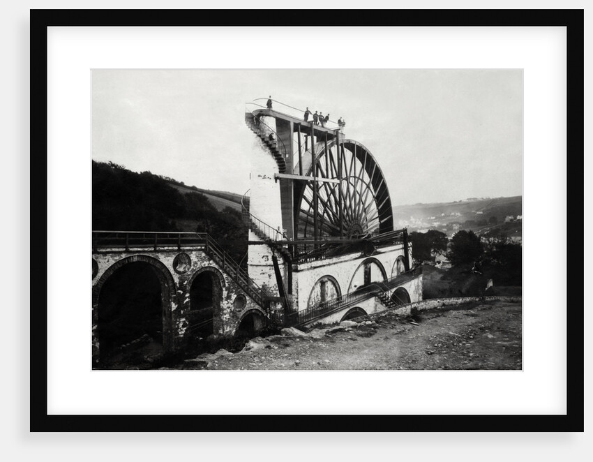 Laxey Waterwheel on the Isle of Man by Anonymous