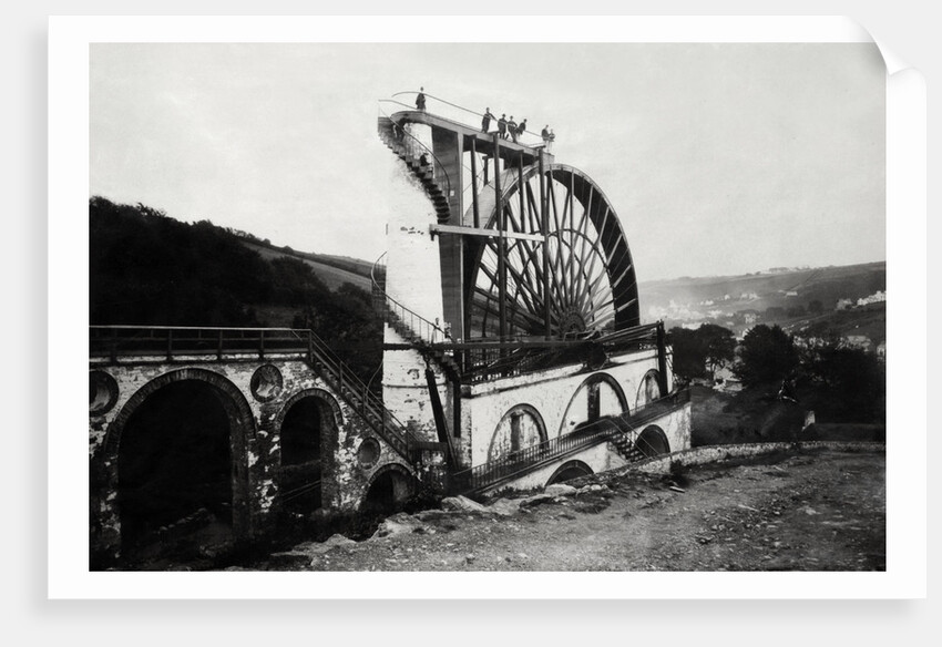 Laxey Waterwheel on the Isle of Man by Anonymous