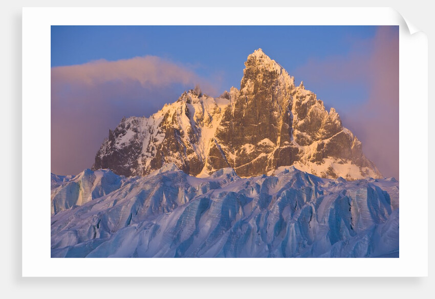 Mount Sabatier and Graae Glacier on South Georgia Island by Anonymous