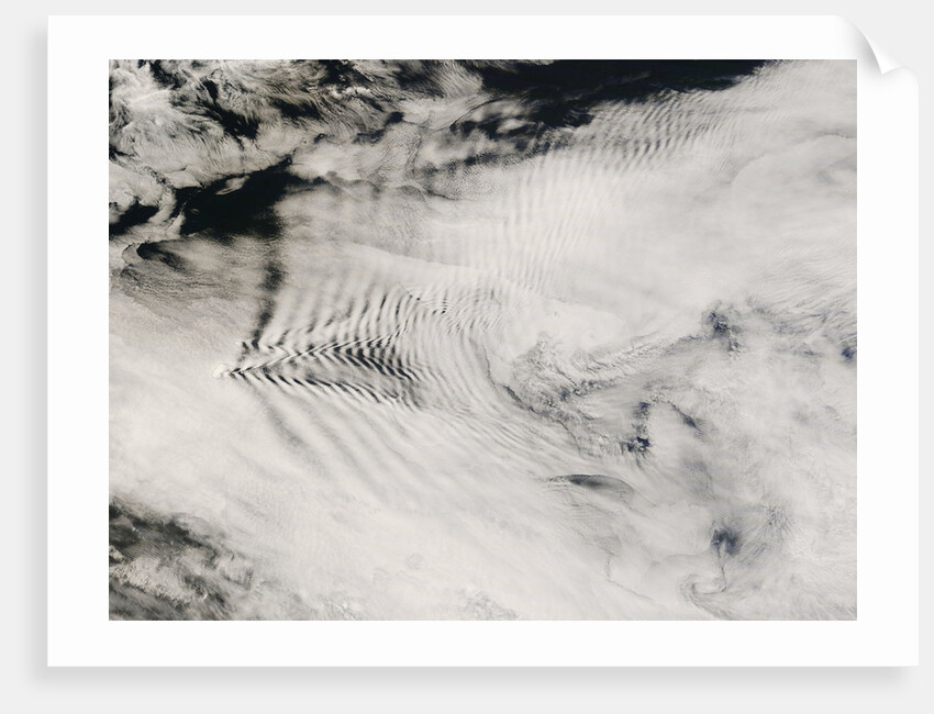 Low Earth Orbit View of Clouds over Indian Ocean by Anonymous
