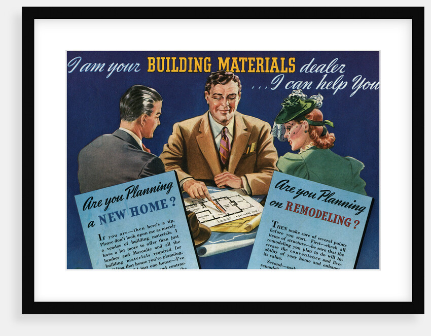 I Am Your Building Materials Dealer Illustration by Anonymous