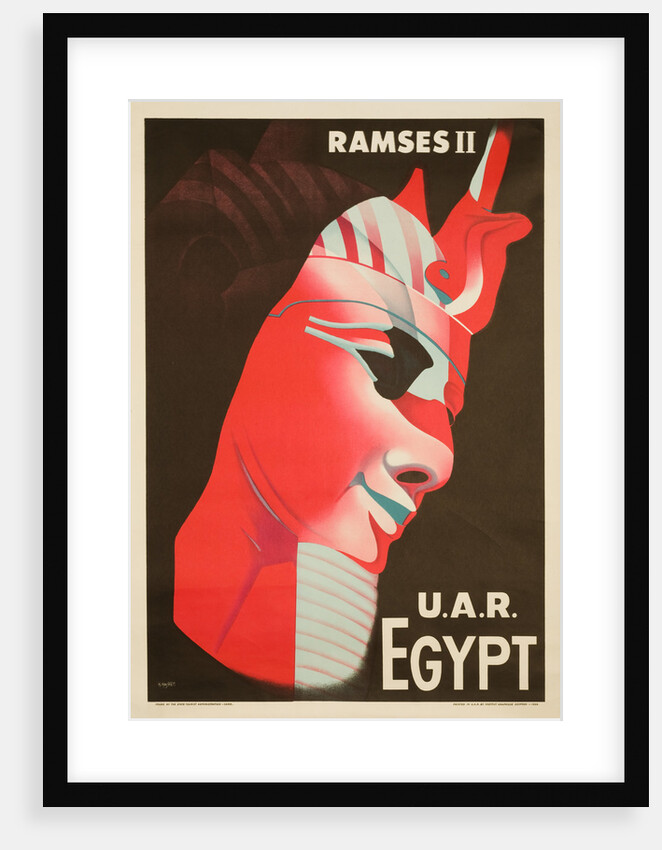 U.A.R. Egypt Poster by H. Hashem