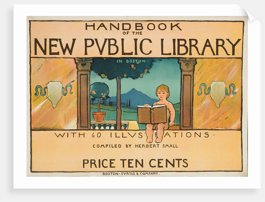 Handbook of the New Public Library Poster by Joseph Linden Smith