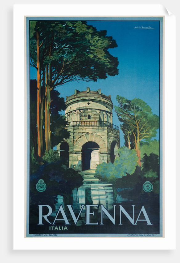 Ravenna Poster by Attilio Ravaglia