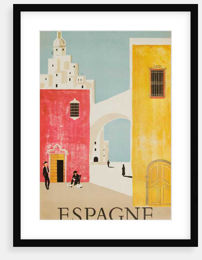 Espagne Poster by Bernard Villemot