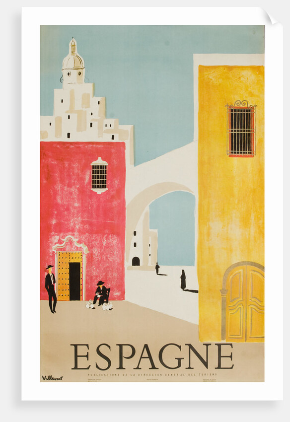 Espagne Poster by Bernard Villemot