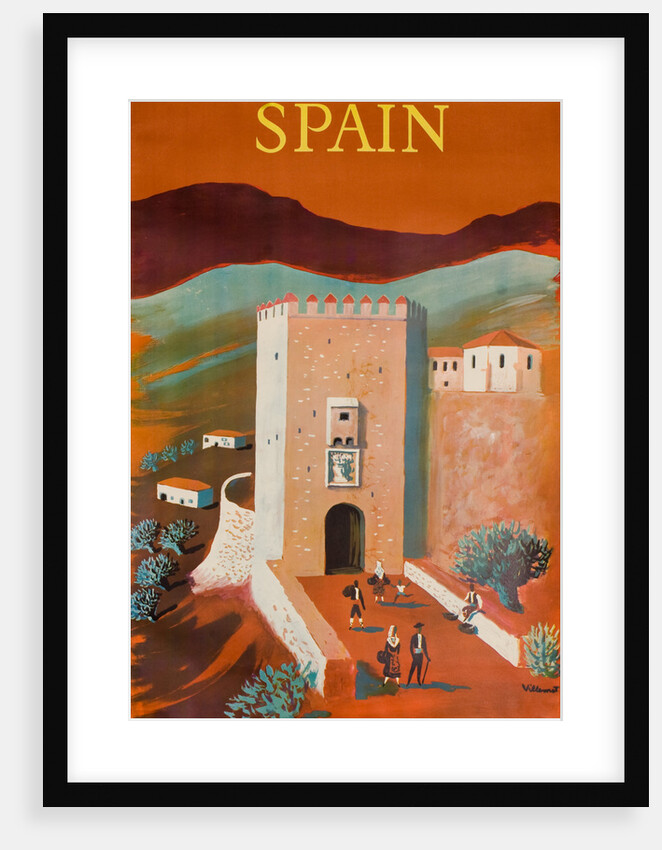 Spain Poster by Bernard Villemot