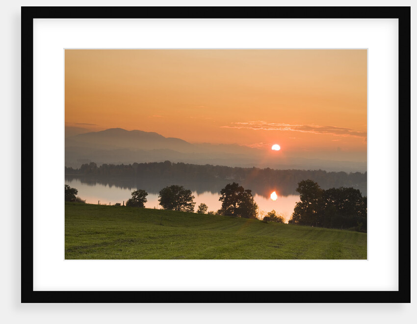 Sunset on Lake Staffelsee by Anonymous