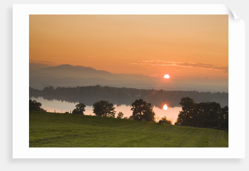 Sunset on Lake Staffelsee by Anonymous