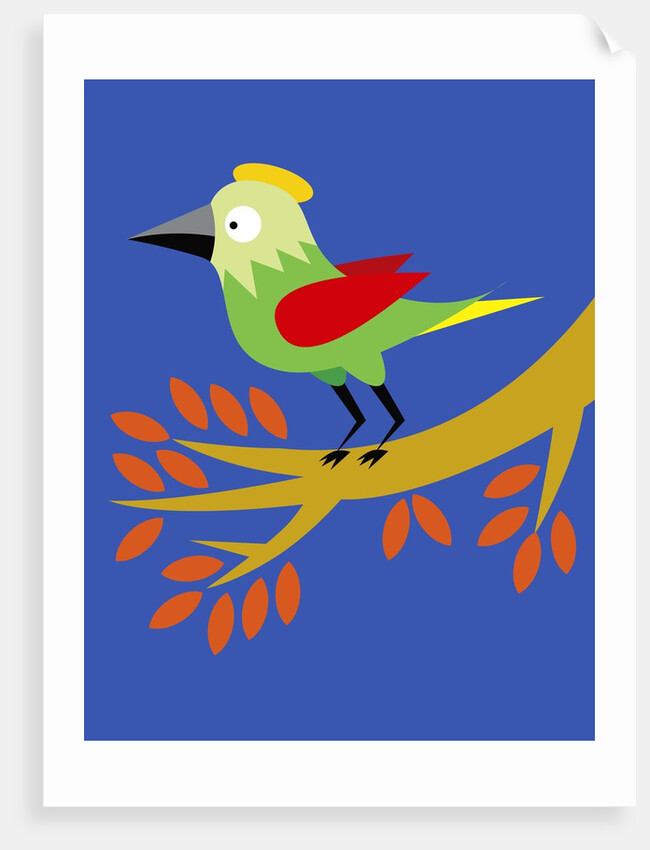 Green Bird by Anonymous