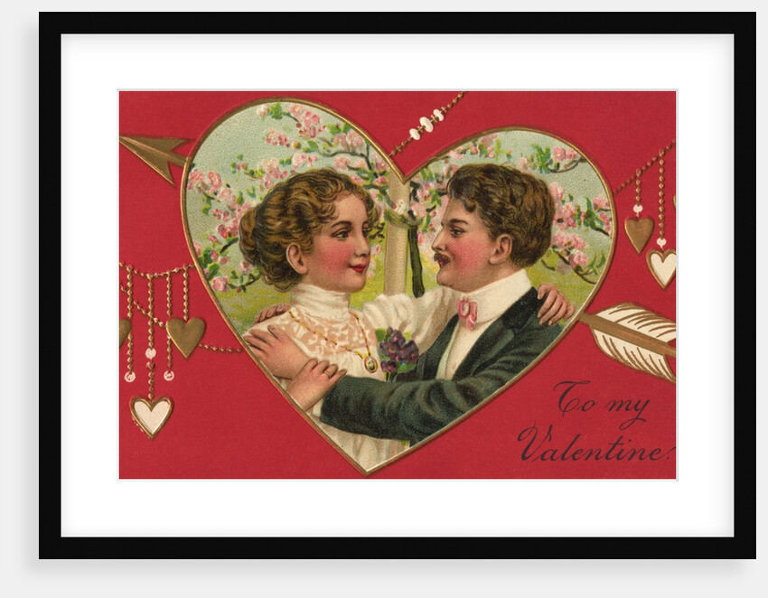 To My Valentine Postcard by Anonymous