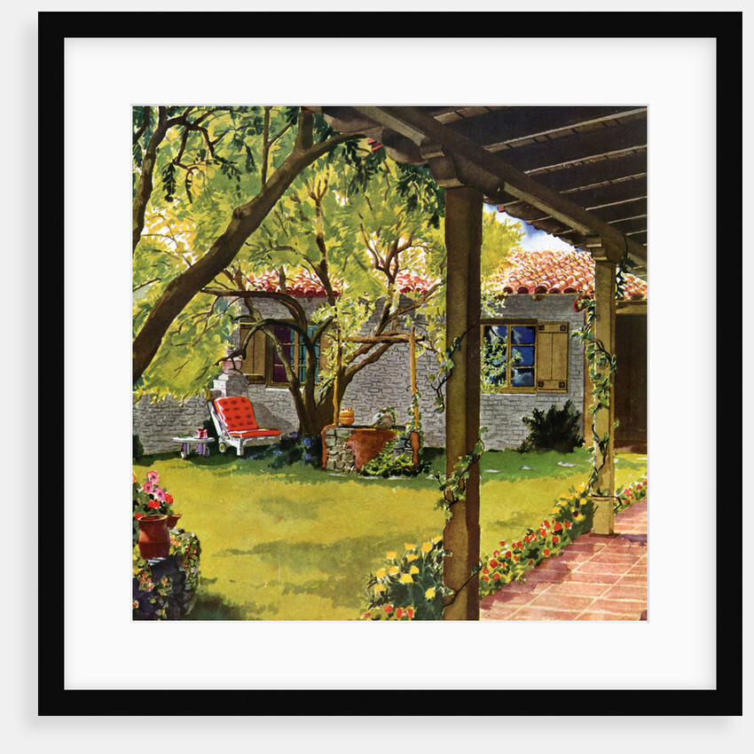 Illustration of Backyard by Anonymous