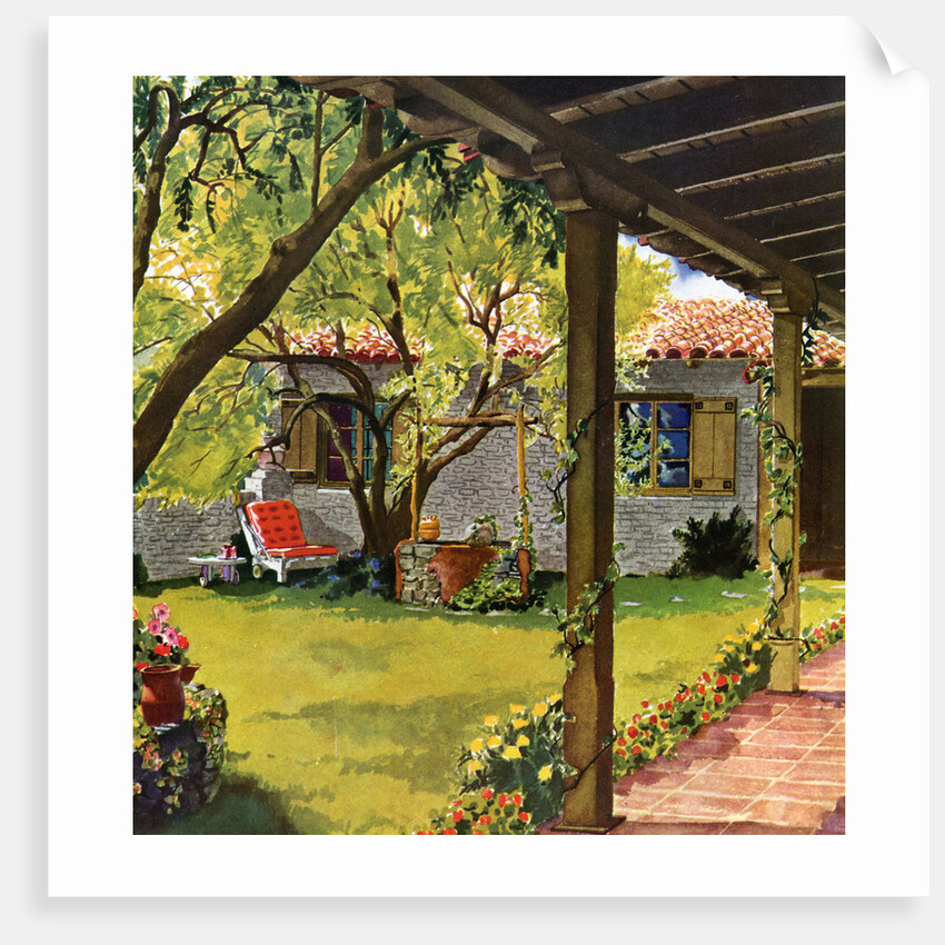 Illustration of Backyard by Anonymous