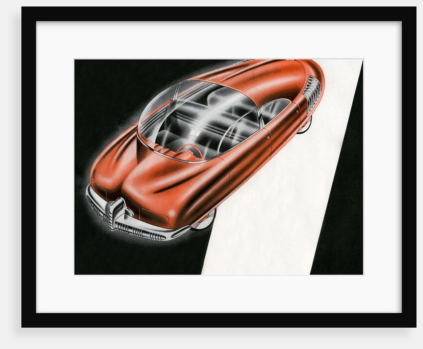 Illustration of Futuristic Car by Anonymous