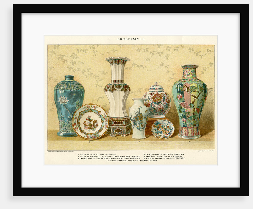 Porcelain by Julius Bien