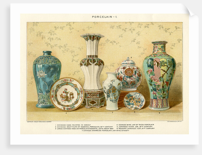 Porcelain by Julius Bien