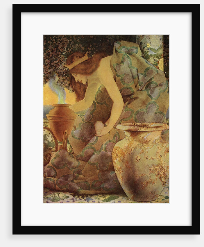 Gulnare of the Sea Illustration by Maxfield Parrish