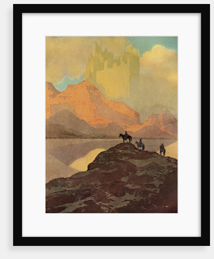 City of Brass Illustration by Maxfield Parrish