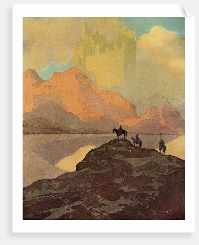 City of Brass Illustration by Maxfield Parrish