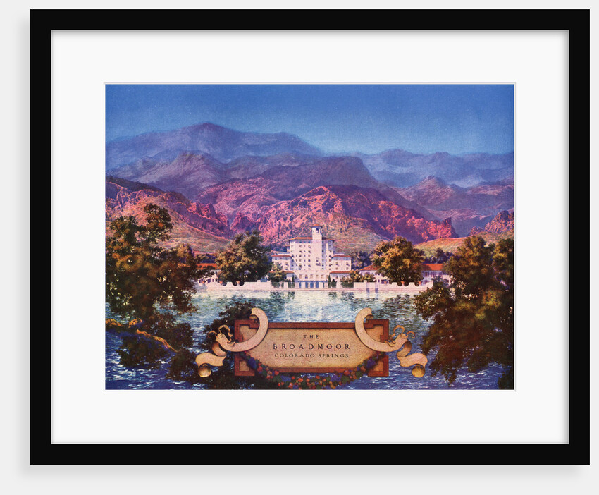 The Broadmoor, Colorado Springs by Maxfield Parrish