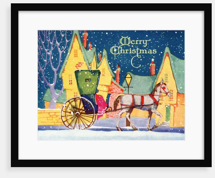 Merry Christmas Illustration by Anonymous