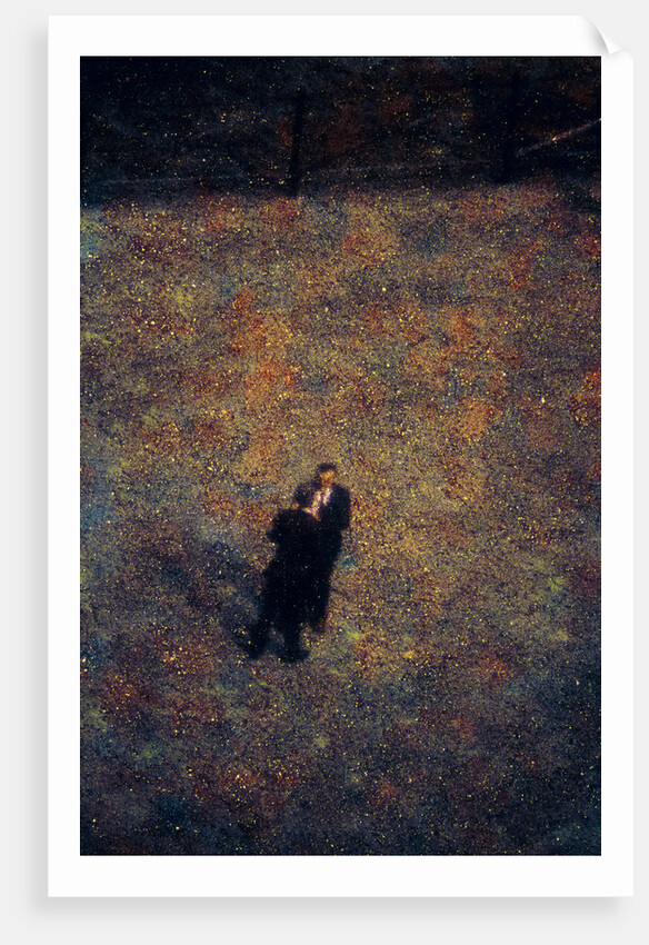 Two Men in Suits Talking by Andre Burian