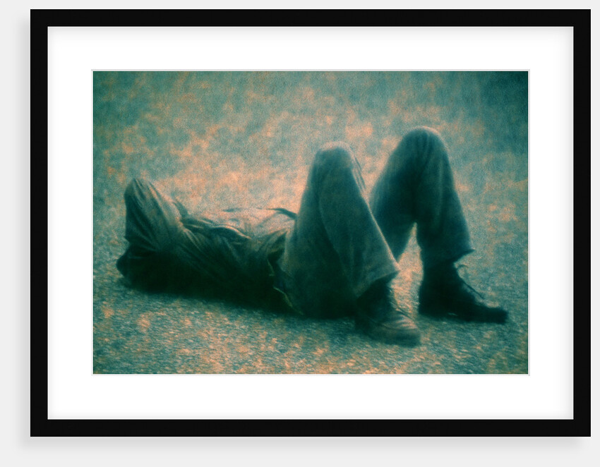 Man Lying on the Floor by Andre Burian